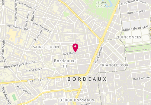 Plan de DANNEPOND Antoine, 68 Rue du Palais Gallien, 33000 Bordeaux