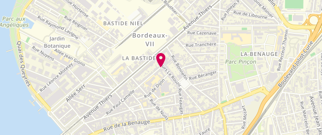 Plan de MAROT Mathilde, 113 Rue Paul Camelle, 33100 Bordeaux