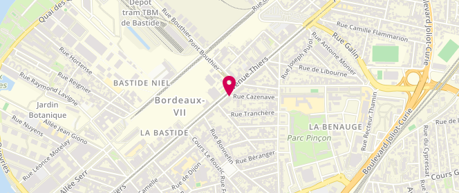 Plan de LEDUC Xavier, 183 Avenue Thiers, 33100 Bordeaux