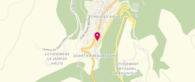 Plan de FREGEAC Bernard, 27 Avenue Georges Pompidou, 15110 Chaudes-Aigues
