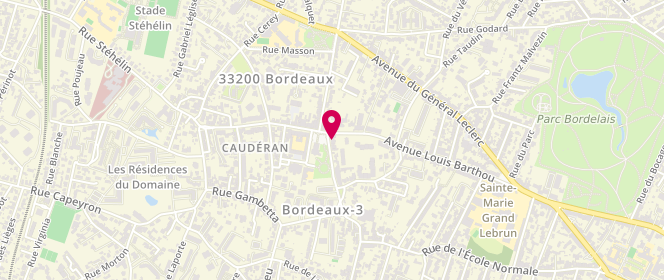 Plan de BISMUTH Pierre, 3 Rue de l'Eglise, 33200 Bordeaux