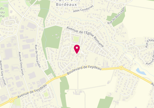 Plan de VIALLE Fabrice, 12 Rue du Romarin, 33370 Artigues-près-Bordeaux