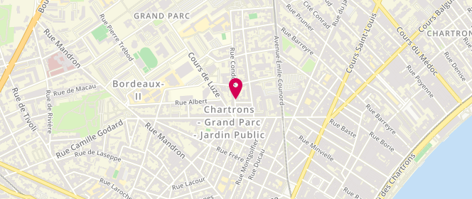 Plan de BUSNEL Anne, 16 Rue Condorcet, 33300 Bordeaux