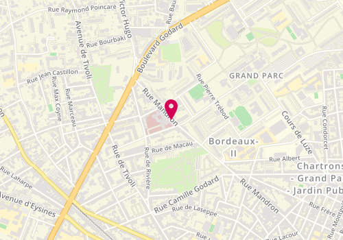 Plan de BONICHON-LAMICHHANE Nathalie, 220 Rue Mandron, 33000 Bordeaux