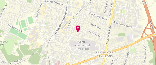 Plan de DANION Pierre-Marie, 75 Rue Edouard Herriot, 33310 Lormont