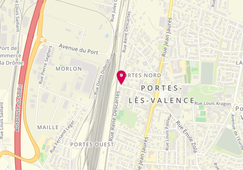 Plan de PHOLSENA René, 26 Rue Pierre Semard, 26800 Portes-lès-Valence