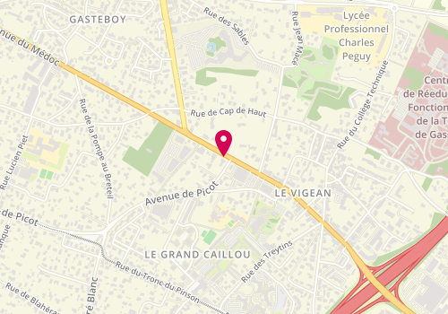 Plan de FONTES Véronique, 126 Avenue du Medoc, 33320 Eysines