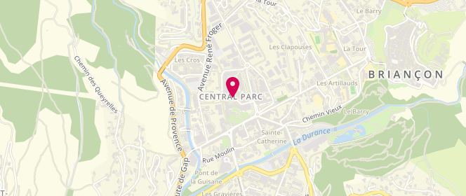 Plan de HOLVECK Caroline, Rue Barthélémy Chaix, 05100 Briançon