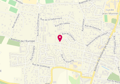 Plan de LACOSSE-TERRIN Sylvie, 69 Rue de Gilamon, 33290 Blanquefort