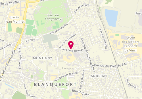 Plan de LOU-POUEYOU Laurent, 17 Rue de la Renney, 33290 Blanquefort