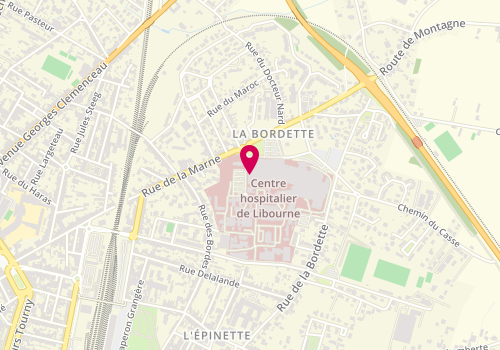 Plan de TESSIER Anne Marie, 112 Rue de la Marne, 33505 Libourne
