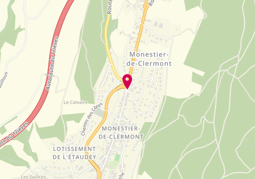 Plan de JOURDAN Christian, 33 Grand Rue, 38650 Monestier-de-Clermont