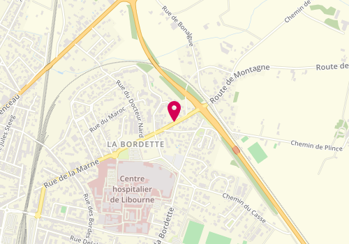 Plan de DONNADIEU Laurent, 159 Rue de la Marne, 33500 Libourne
