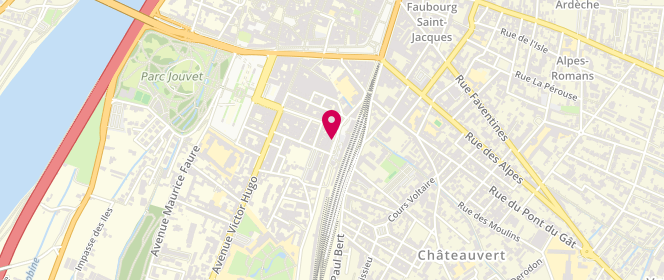 Plan de CARLIER Patrick, 39 Rue Denis Papin, 26000 Valence