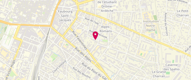 Plan de EL KECHAI-AMELLAL Fazia, 44 Rue Amblard, 26000 Valence