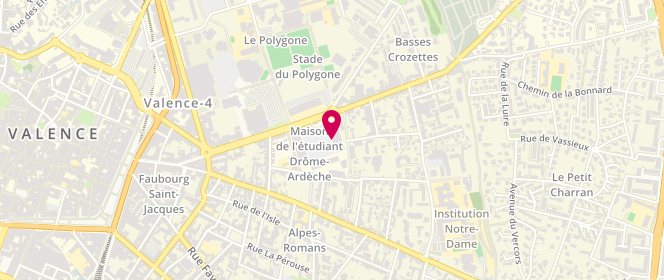 Plan de PENEAU Elie, 13 Place Latour Maubourg, 26000 Valence