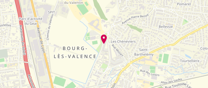 Plan de DENIS Jean-Luc, 101 Chemin du Valentin, 26500 Bourg-lès-Valence