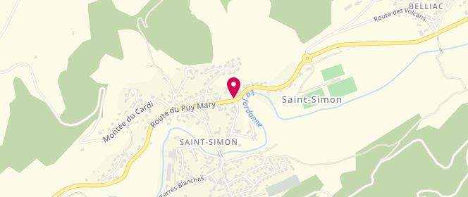 Plan de MARCHADOU Julien, 32 Route du Puy Mary, 15130 Saint-Simon