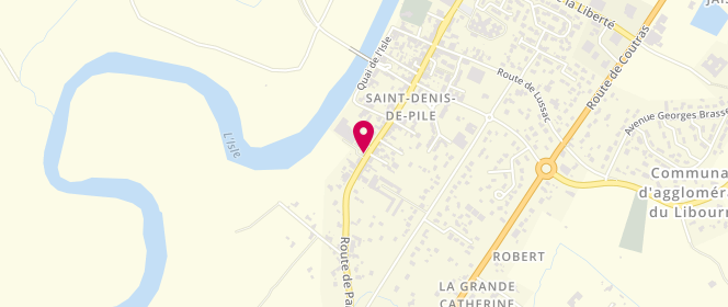 Plan de Le Roux Jean-Gustave, 80 Route de Paris, 33910 Saint-Denis-de-Pile
