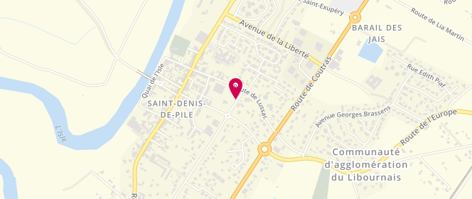 Plan de RUIZ RODRIGUEZ Ada, 6 Rue Albert Fellonneau, 33910 Saint-Denis-de-Pile
