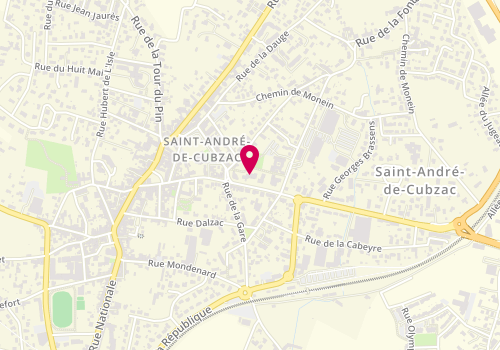 Plan de JOINEL Nancy, 70 Rue Emile Martin Dantagnan, 33240 Saint-André-de-Cubzac