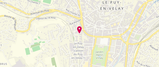 Plan de REYES-LAMBERT Myriam, 9 Rue du Frere Théodore, 43000 Le Puy-en-Velay