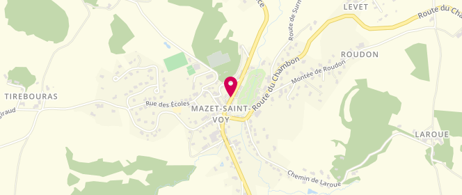 Plan de AUBRY Agnès, 11 Route de Tence, 43520 Mazet-Saint-Voy