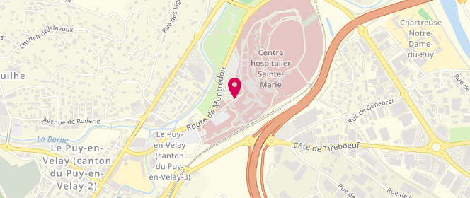 Plan de LE TUTOUR Elodie, 50 Route de Montredon, 43009 Le Puy-en-Velay