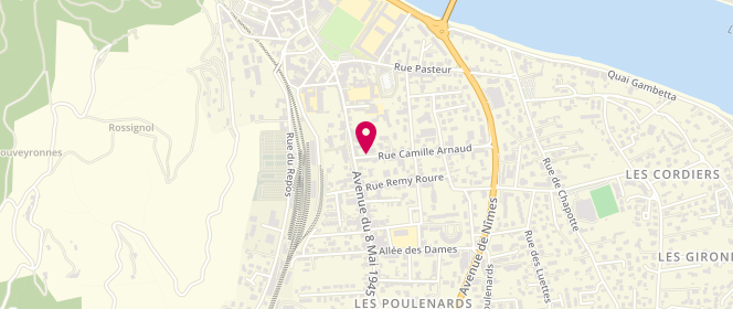 Plan de ROBERT Corine, 36 Rue Camille Arnaud, 07300 Tournon-sur-Rhône