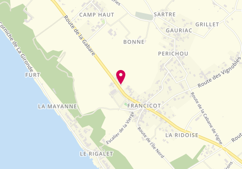 Plan de BOUYE Jean-Yves, 16 Route de la Gabare, 33710 Gauriac