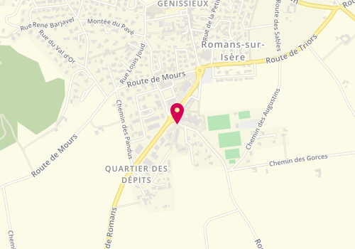 Plan de GENTHON Sylvie, 30 Route des Chasses, 26750 Génissieux