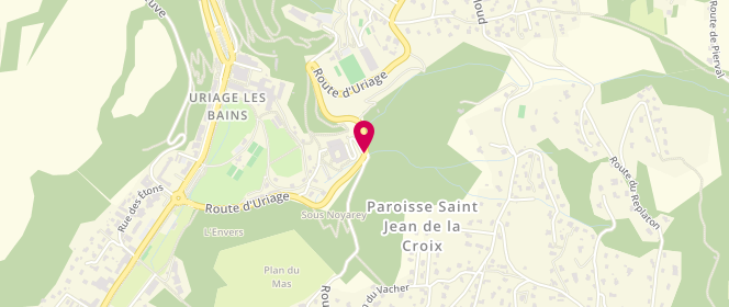 Plan de MARCOS Chloé, 1750 Route d'Uriage, 38410 Saint-Martin-d'Uriage