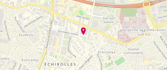 Plan de COUMES Sandrine, 21 Rue Albert Londres, 38130 Échirolles