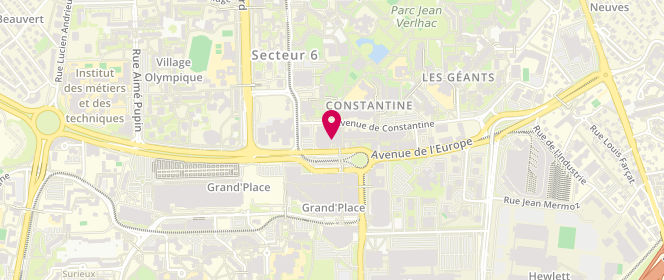 Plan de TOMASINI Vannina, 34 Avenue de l'Europe, 38100 Grenoble