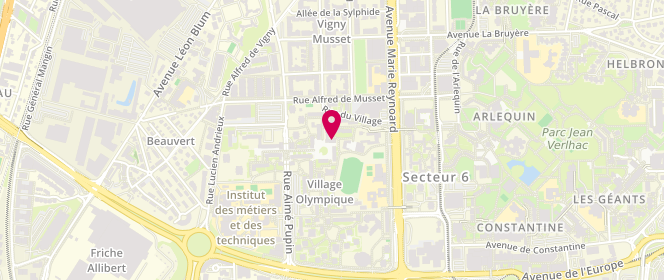 Plan de GARREL Eric, 2 Place Lionel Terray, 38100 Grenoble