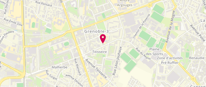 Plan de BEN Lamine Samïa, 12 Avenue Paul Cocat, 38000 Grenoble