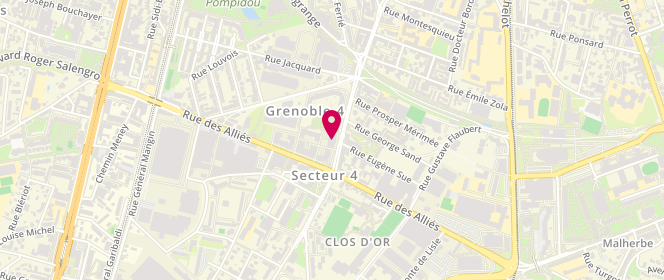 Plan de FABRE Blandine, 94 Rue de Stalingrad, 38100 Grenoble