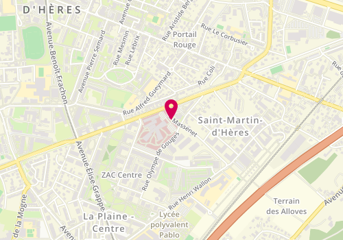 Plan de GIMAT Rémi, 6 Rue Massenet, 38400 Saint-Martin-d'Hères