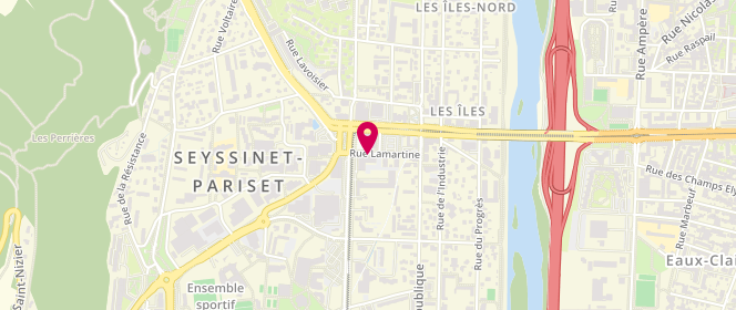 Plan de LEVY Philippe, 17 Rue Lamartine, 38170 Seyssinet-Pariset