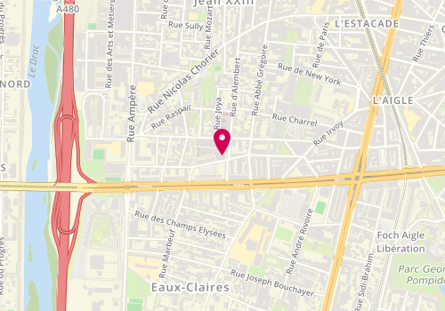 Plan de BUNAUX Katia, 8 Rue Docteur Calmette, 38028 Grenoble