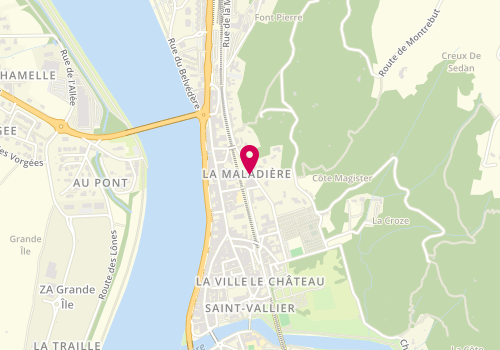 Plan de VINAS Delphine, 15 Rue Diane de Poitiers, 26240 Saint-Vallier