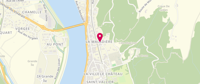 Plan de BARON Stéphanie, 15 Rue Diane de Poitiers, 26240 Saint-Vallier