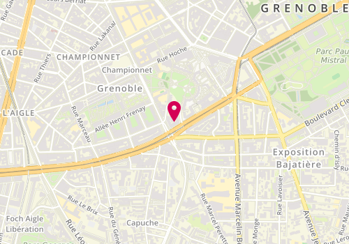 Plan de CANTIN Stéphane, 4 Place Gustave Rivet, 38000 Grenoble