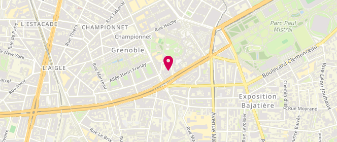 Plan de GRILLOT Florence, 1 Rue de Narvik, 38000 Grenoble