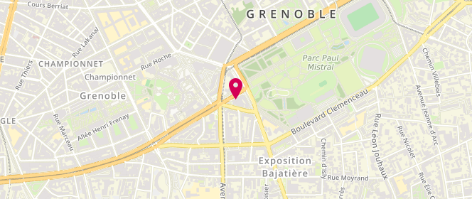 Plan de GREBILLE Vincent, 3 Boulevard Maréchal Joffre, 38000 Grenoble