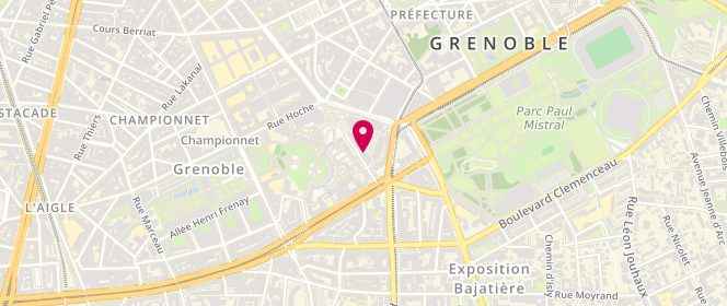 Plan de BONNEAU-BENHAMOU Corinne, 3 Rue du 4e Regiment du Génie, 38000 Grenoble