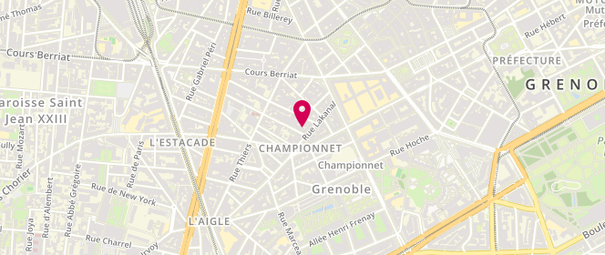 Plan de ENGELSTEIN Pierre, 21 Rue des Bergers, 38000 Grenoble