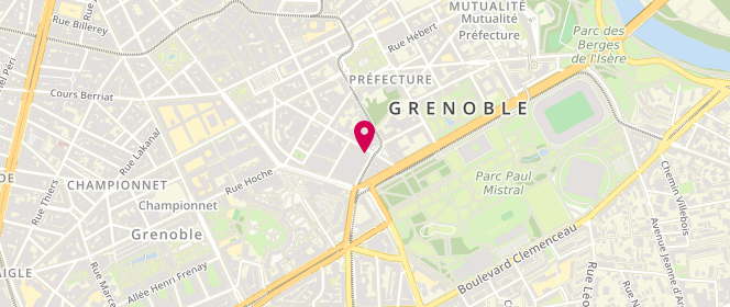Plan de GAVE Aurélia, 22 Bis Rue de Strasbourg, 38000 Grenoble