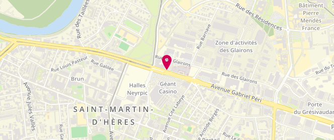 Plan de PIN Isabelle, 75 Avenue Gabriel Peri, 38400 Saint-Martin-d'Hères
