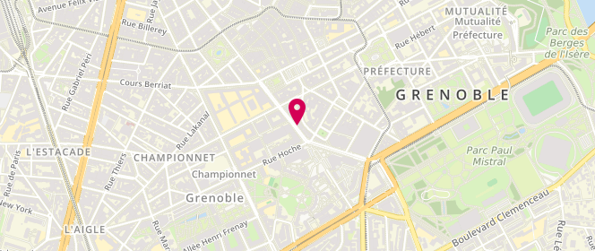 Plan de CLAPOT Philippe, 25 Boulevard Agutte Sembat, 38000 Grenoble